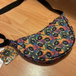 SUPER RARE NWT [Uniqlo] Studio Ghibli Round Mini Shoulder Bag (Soot)